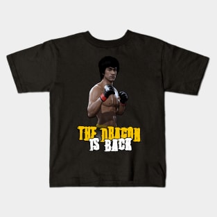 Vintage Bruce Movie Jeet Kune Do Be Water Lee Kids T-Shirt